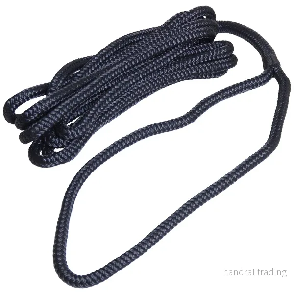 Robline förtöjning flätad, Navy 12mm x 4mm