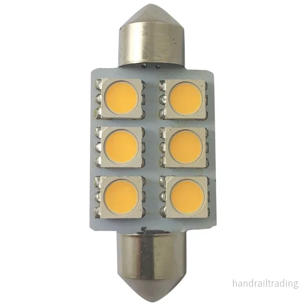 1852 LED pinol/spollampa 37mm 10-35vdc 1.2/10W – 2 pack