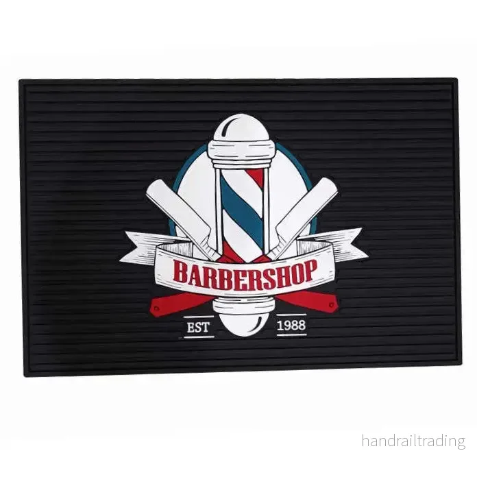 Barbershop Verktygsunderlägg – Klassisk Barberdesign Barbershop Verktygsunderlägg – Klassisk Barberdesign