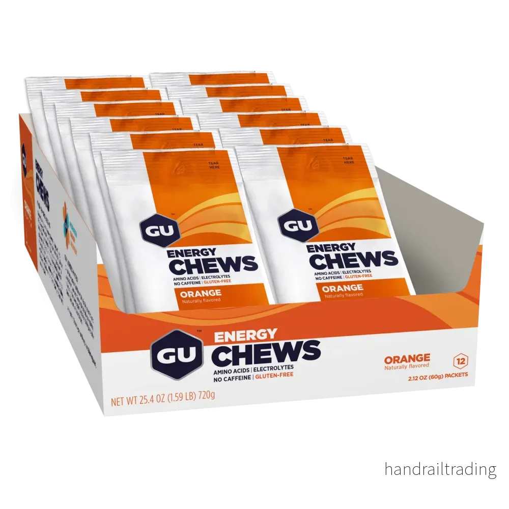 GU Energy Chews Orange (12 x 60 g)
