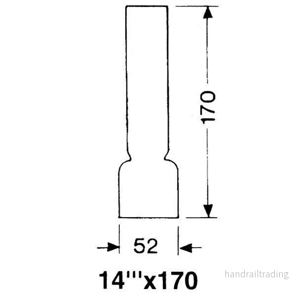 DHR Lampglas 14 x 170 mm