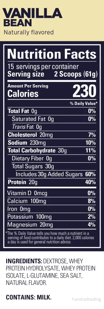 GU Energy Protein Drink Roctane Recovery Chocolate Smoothie (930g) - Bild 2