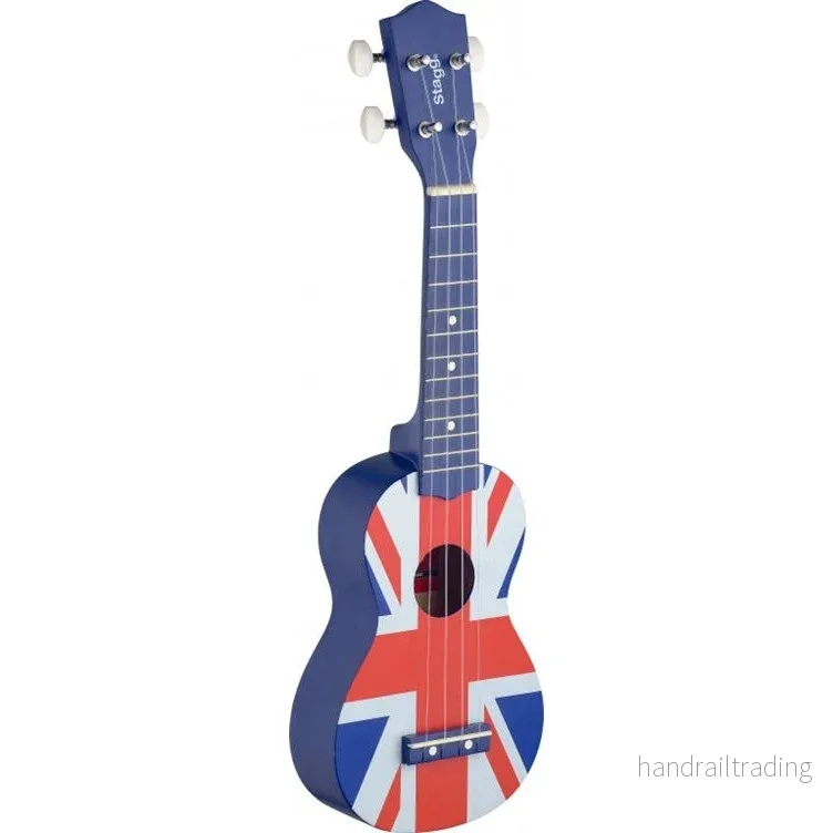 US UK-FLAG Sop Ukul Uk Linden+Gigbag