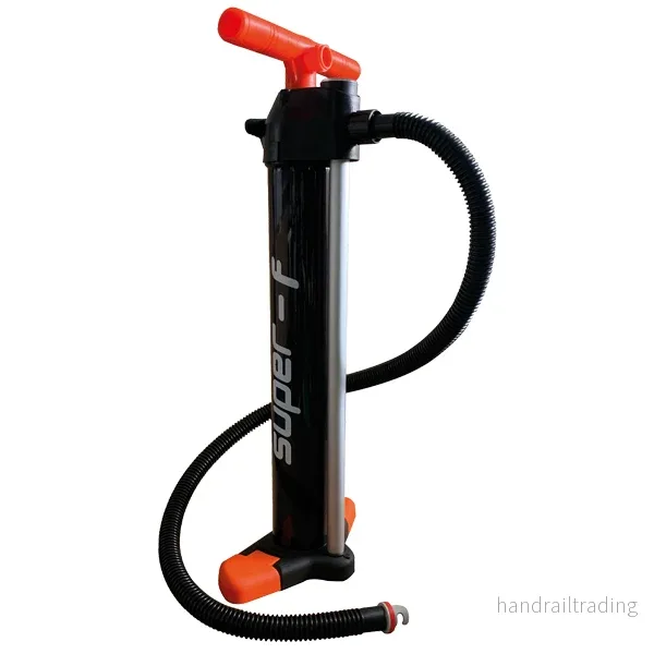 Super-F Handpump med manometer til SUP 2 bar 2x2100cc svart/röd Super-F Handpump med manometer til SUP 2 bar 2x2100cc svart/röd