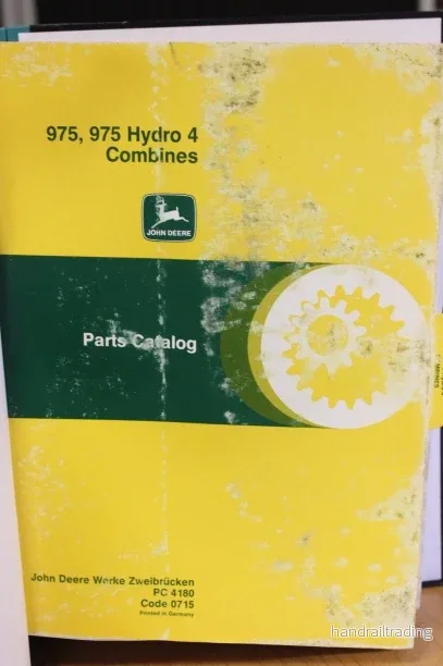 BEG. Reservdelsbok JD 975, 975 Hydro 4