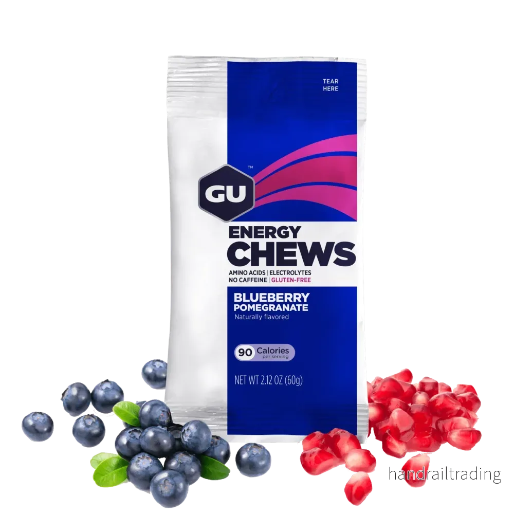 GU Energy Chews Blue Pom 60 g (12 x 60 g) Kort datum - Bild 2