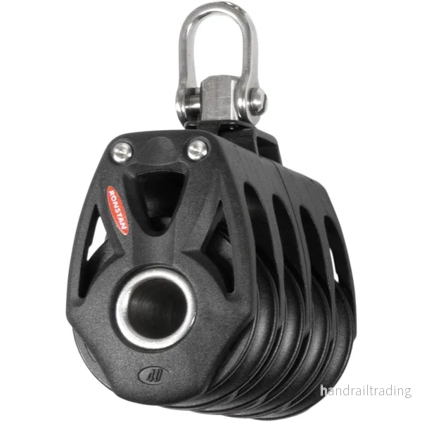 Ronstan Orbit Quadblock med svirvel serie 40, 10 mm Ronstan Orbit Quadblock med svirvel serie 40, 10 mm