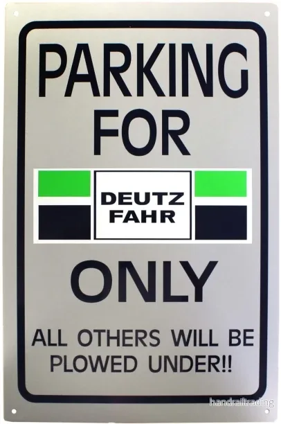 Skylt Parking For DF Only