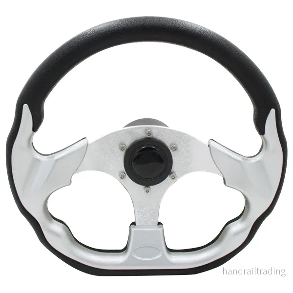 Sportratt svart med alu, Ø318×303 mm, med 3/4″ std. nav