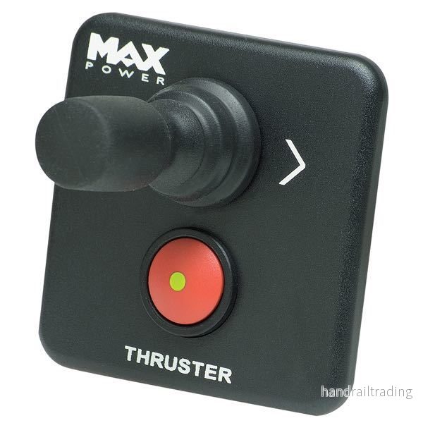 Max Power joystick svart 12/24 V med brytare Max Power joystick svart 12/24 V med brytare