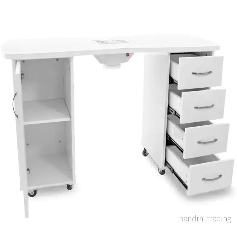 Desk 2027 white two cabinets with an absorber - Bild 3