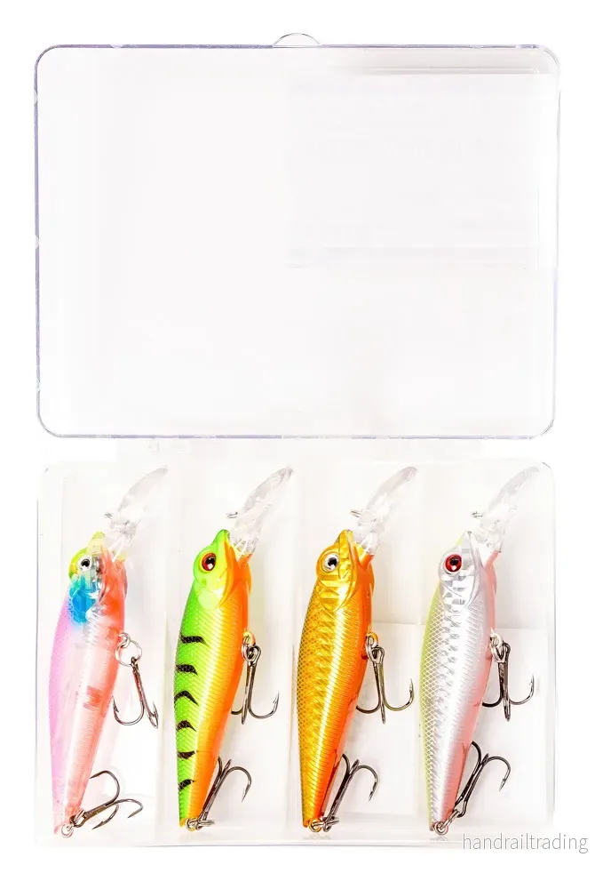 Conrad Rattle Runner slow sinking 4pack10cm 11g