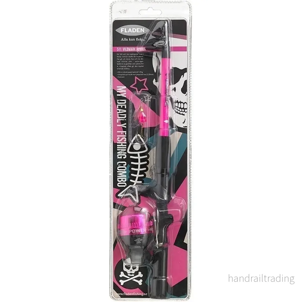 Teleskop spinnset 165cm rosa