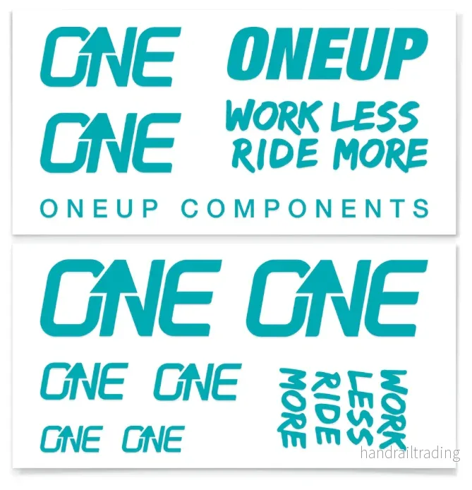 OneUp HB Decal Kit Turquise
