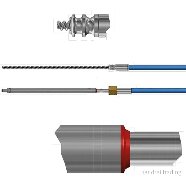 Ultraflex styrkabel ”mach” M90, 28 fot Ultraflex styrkabel ”mach” M90, 28 fot