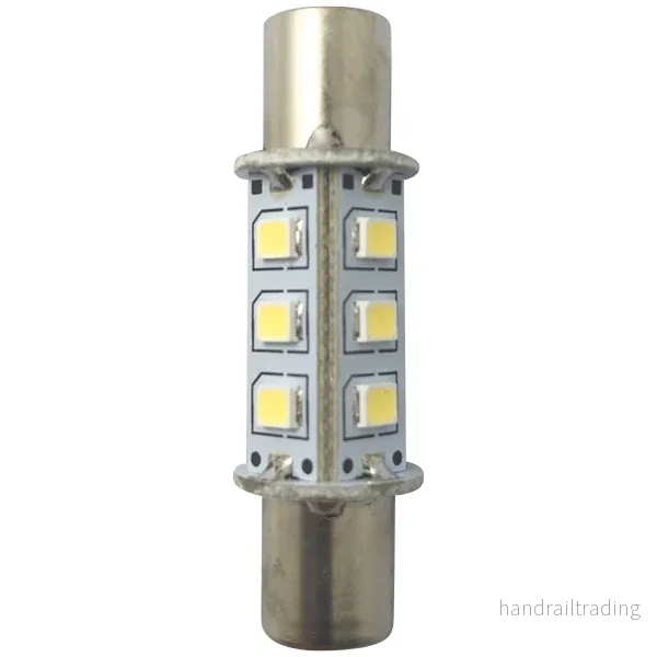 1852 LED-lanternlampa BS43 10-36vdc 1,2/10W 6000K – 2 st. 1852 LED-lanternlampa BS43 10-36vdc 1,2/10W 6000K – 2 st.