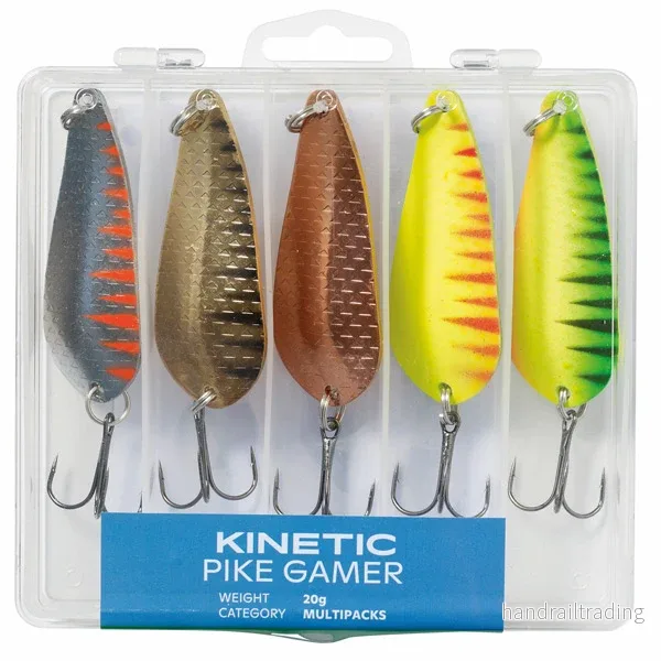 Kinetic fiskedrag Piker Gamer 28g 5 stk. Kinetic fiskedrag Piker Gamer 28g 5 stk.