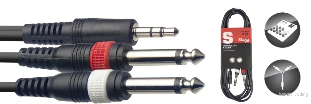 SYC1/MPSB2PE 1M/3Ft Split Mld Minst.Pl-2Plg