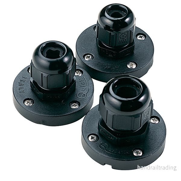Quick kabelgennemföring Ø10-17mm slagtålig plast Quick kabelgennemföring Ø10-17mm slagtålig plast