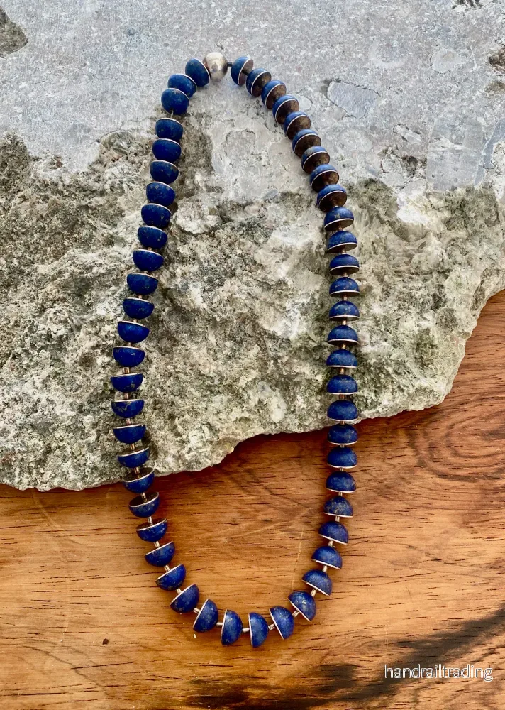 Niklas Ejve – Necklace, silver and lapis azuli Niklas Ejve – Necklace, silver and lapis azuli