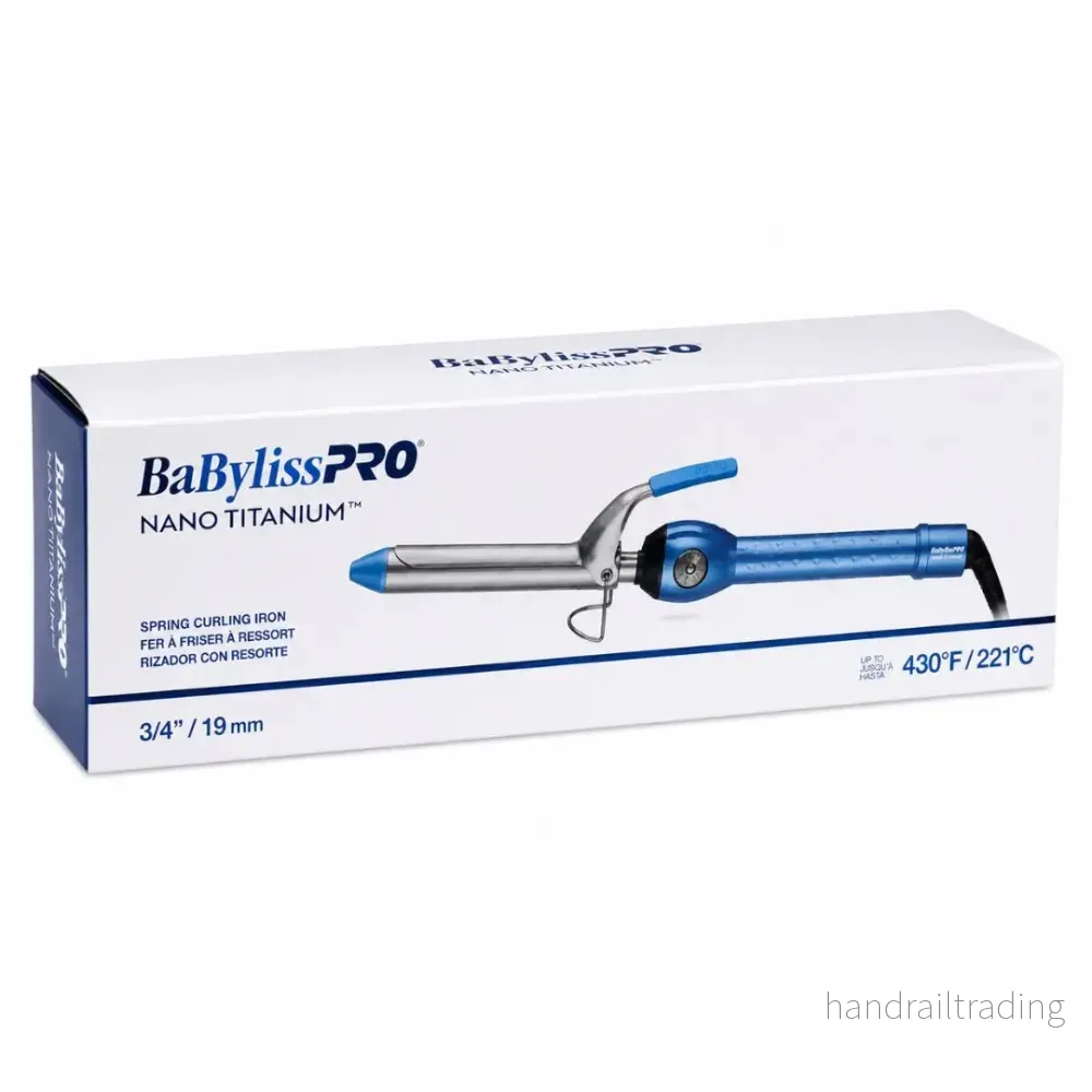 BaBylissPRO Nano Titanium Spring Curling Iron – Locktång 19 mm - Bild 2