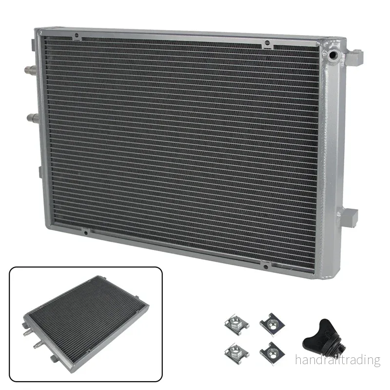 Front Mount Heat Exchanger Upgrade Radiator For 15-19 BMW M2C M3 M4 F80 F82 F87 S55 3.0L Competition Black/Silver - Bild 3