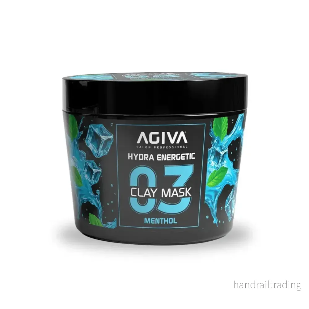 Agiva Hydra Energetic Clay Mask Menthol – ansiktsmask 300 ml