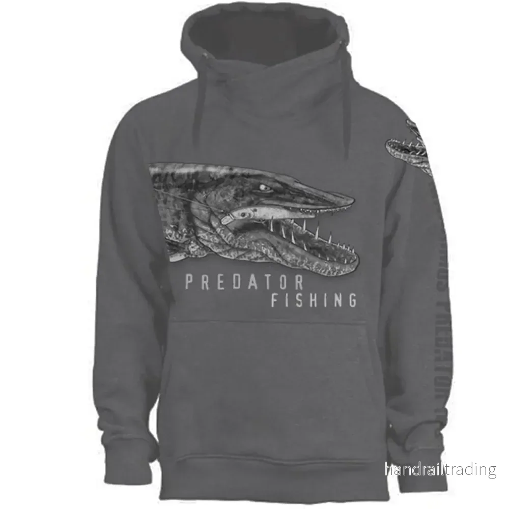 Hoody Greedy pike grey M