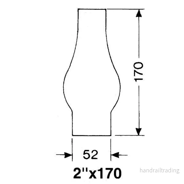 DHR Lampglas 2 x 170 mm