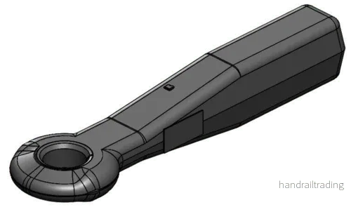Svetsbar dragögla 40mm (30mm tjock) med skaft 65x56mm från Scharmüller