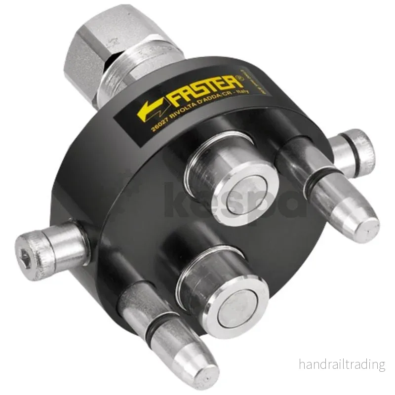 Nippelplatta Mulifaster 2 anslutningar 1/2″, 2P208-2-12G M C
