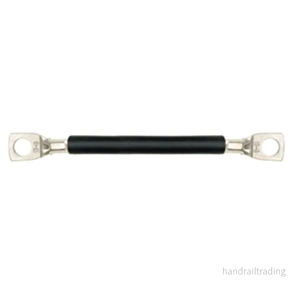 1852 Batterikabel förtennad svart 50mm2 1,4m med kabelsko