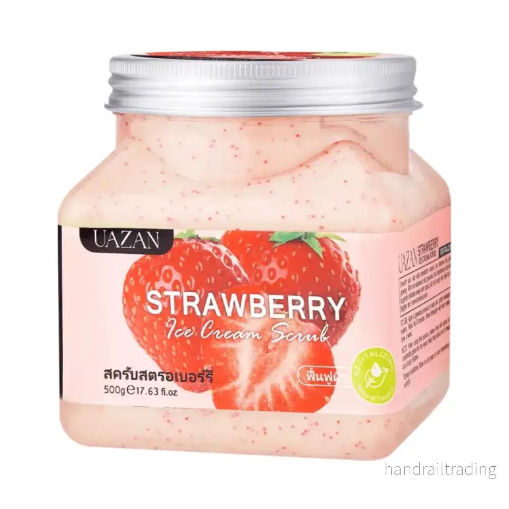 Strawberry – ansikts- och kroppsskrubb 500 g
