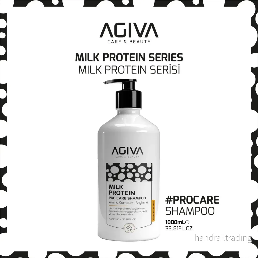 Agiva Milk Protein Pro Care Shampoo 1000 ml - Bild 2