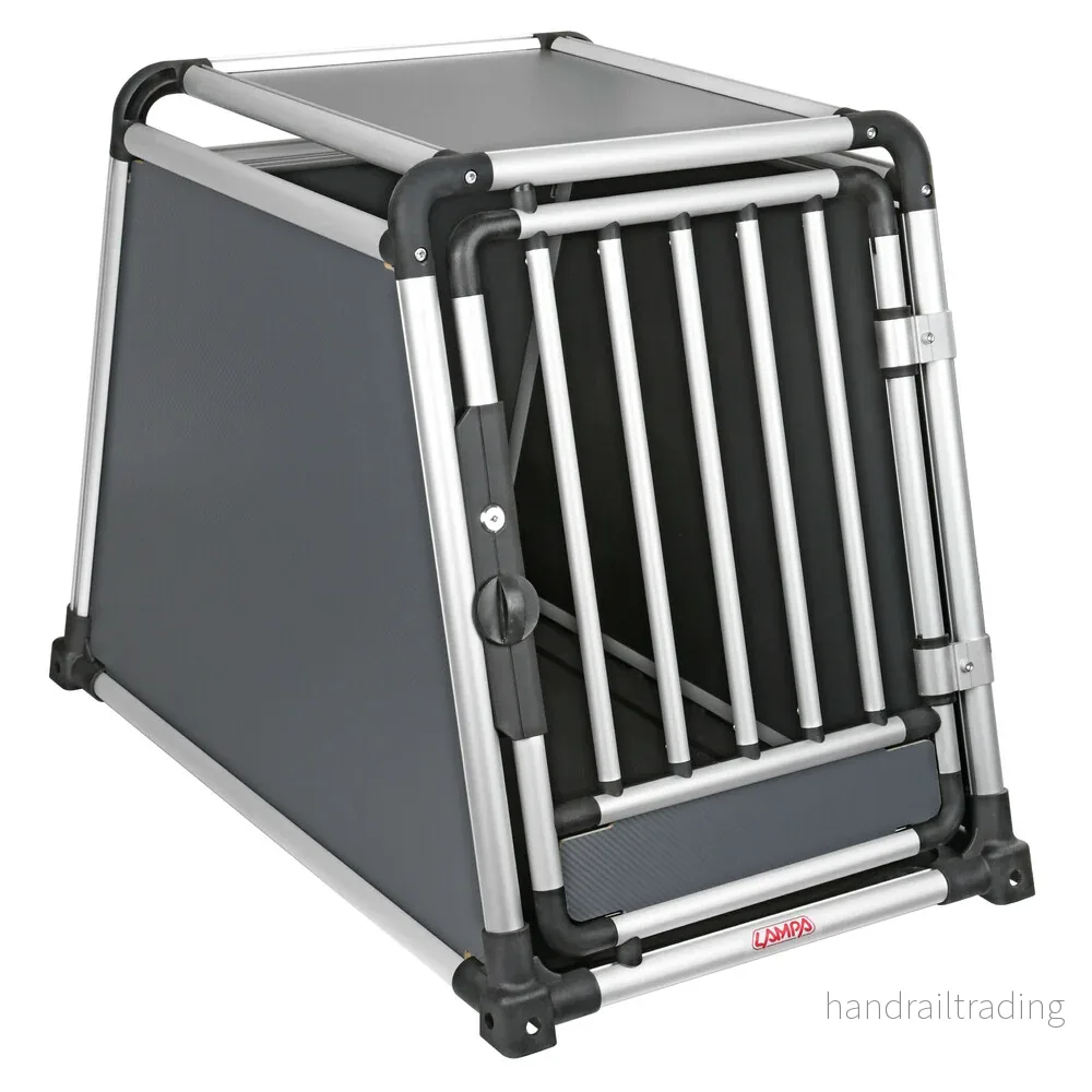 Premium hundbur i aluminium för personbil – Typ 8 – 55 × 90 × H 66 cm Premium hundbur i aluminium för personbil – Typ 8 – 55 × 90 × H 66 cm
