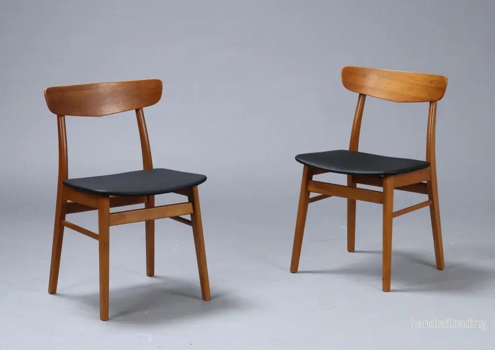Set of 6dining chairs - Farstrup, teak back plate - Bild 3