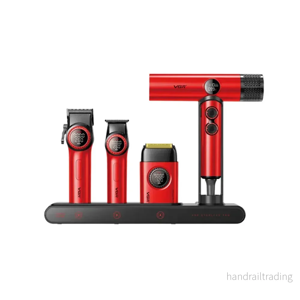 VGR Barber Combo 4-i-1 – Röd VGR Barber Combo 4-i-1 – Röd