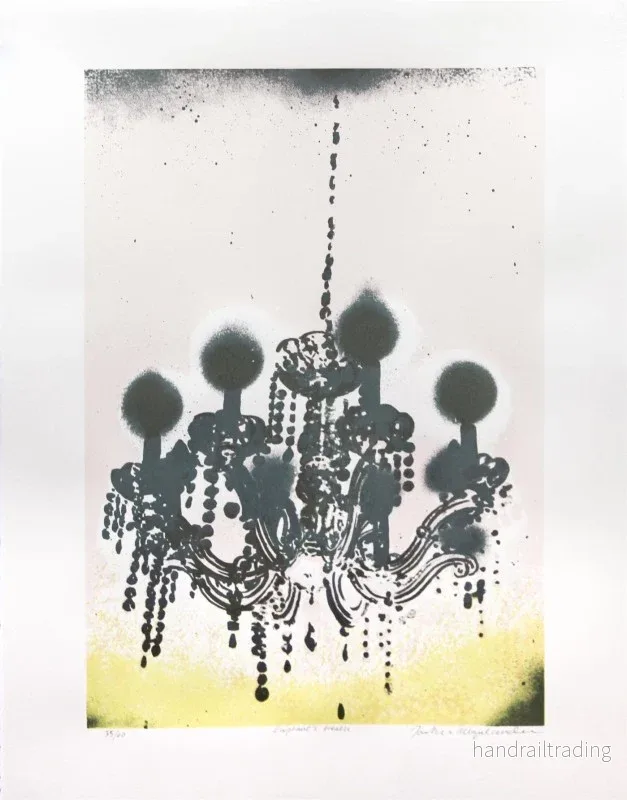 Joakim Allgulander – Elephant´s Breath, colour screen print Joakim Allgulander – Elephant´s Breath, colour screen print