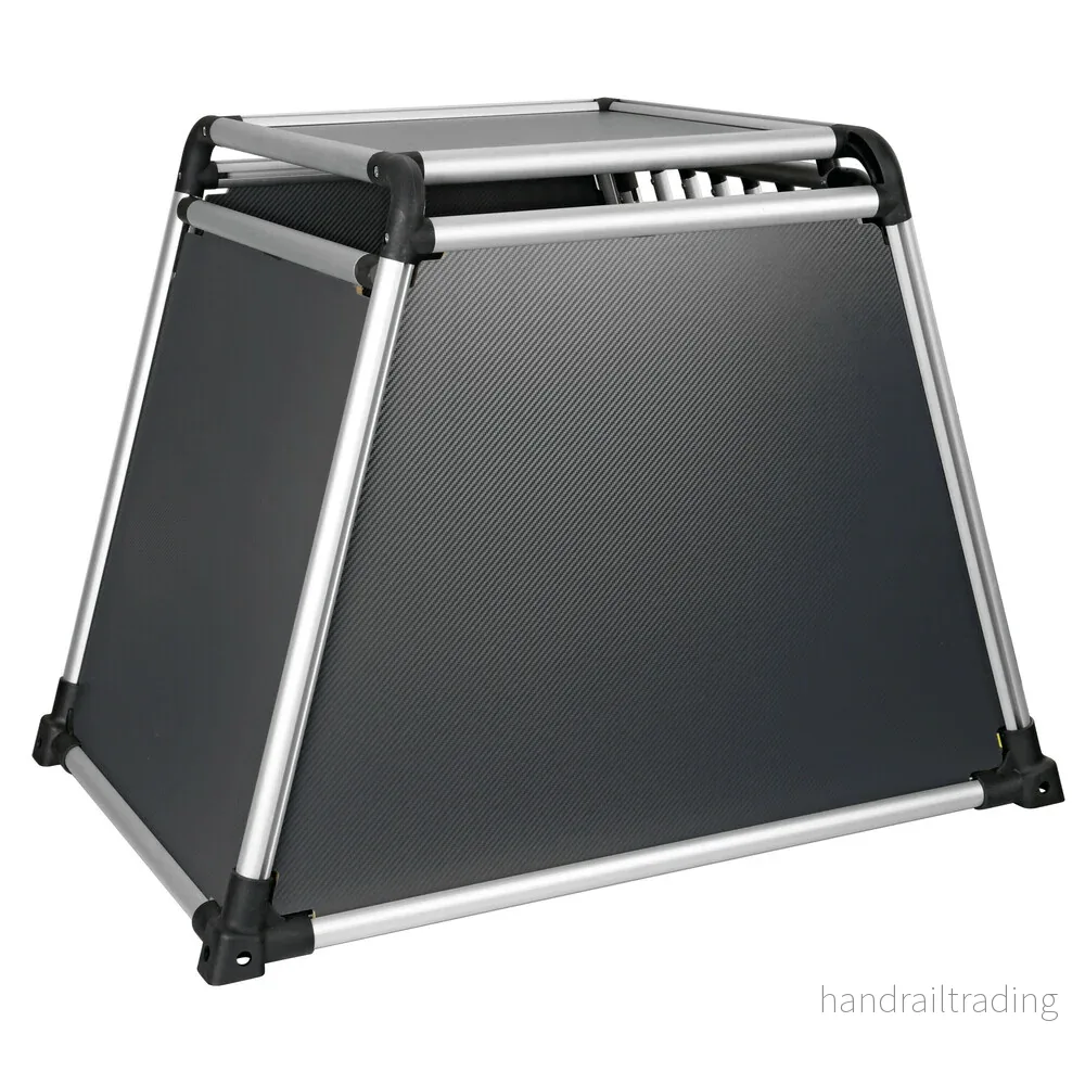 Premium hundbur i aluminium för personbil – Typ 9 – 65 × 92 × H 70 cm - Bild 3