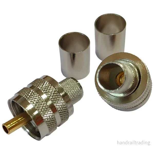 1852 VHF-kontakt PL259 till RG213 kabel, crimp, 2-pack 1852 VHF-kontakt PL259 till RG213 kabel, crimp, 2-pack