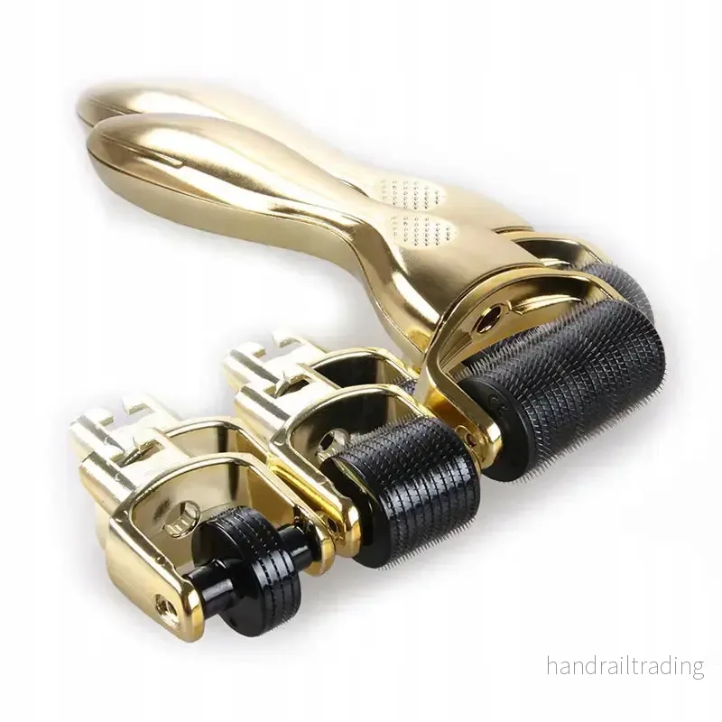 Derma Roller 3-i-1 Guld Derma Roller 3-i-1 Guld