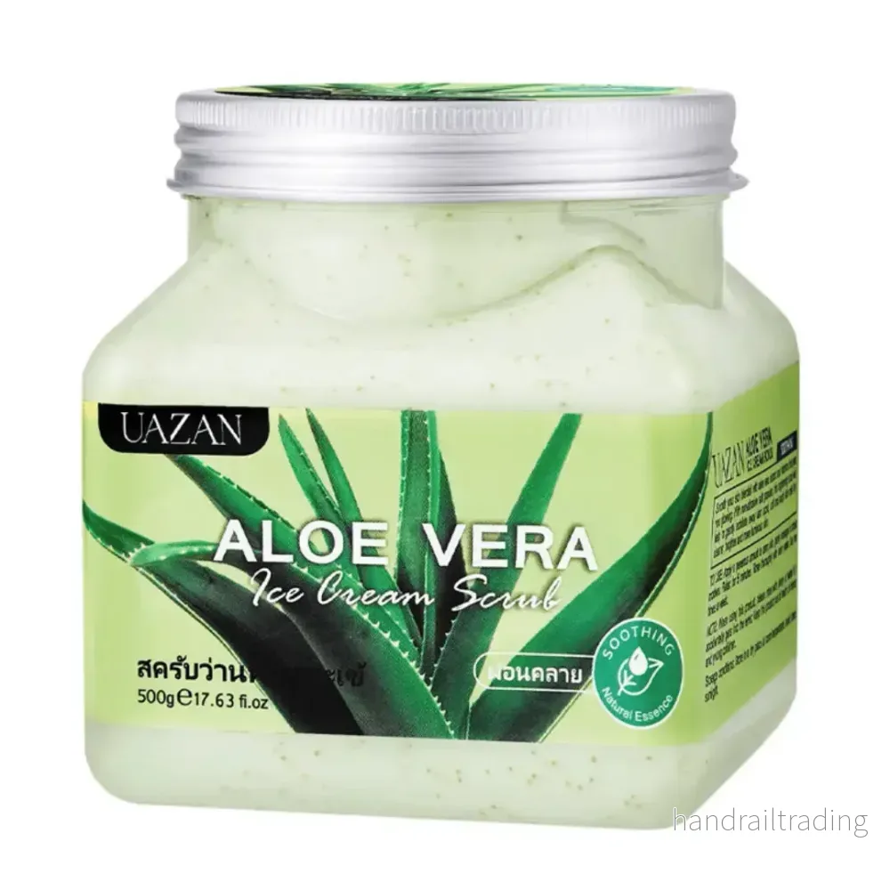 Aloe vera – ansikts- och kroppsskrubb 500 g