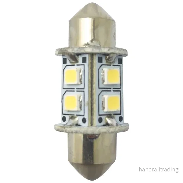 1852 LED pinol/spollampa 31mm 10-35V 0,8/8W 6000K – 2 st.