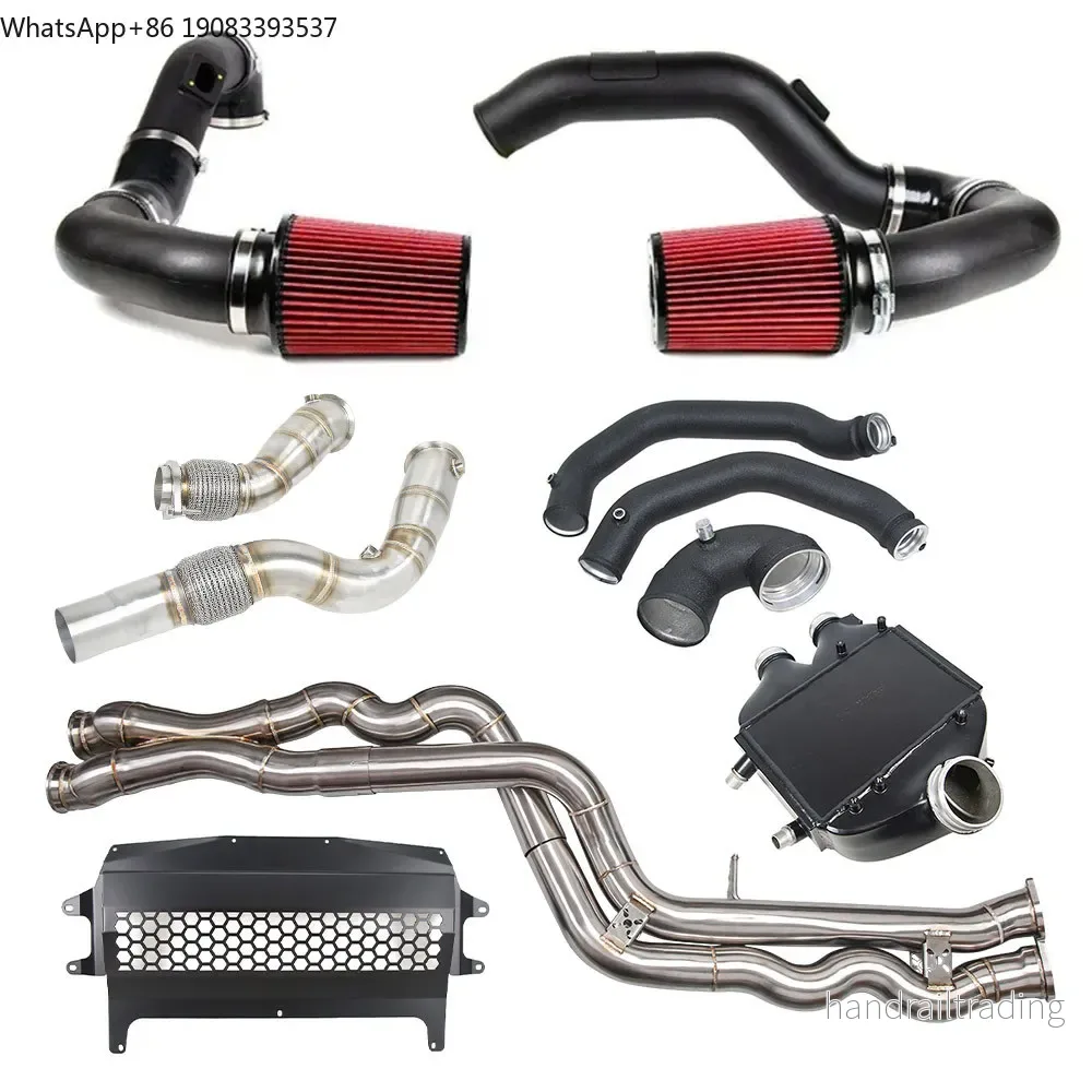 Wholesale Low Prices for BMW F80 M3 F82 M4 F87 M2 S55 Downpipe MIidpipe Oil Cooler Skid Plate Intercooler Air Intake Kit - Bild 2