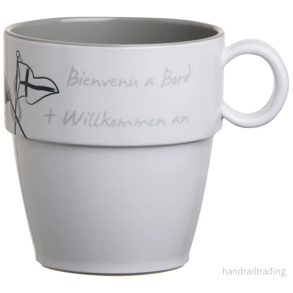 MB Welcome on board mugg Ø8,3 cm H9 cm 320 ml. 6 st MB Welcome on board mugg Ø8,3 cm H9 cm 320 ml. 6 st