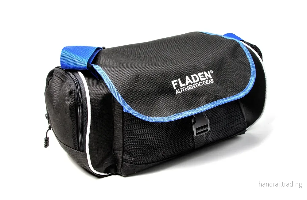 Authentic Tackle storage bag with 4 bait boxes and 4 pockets