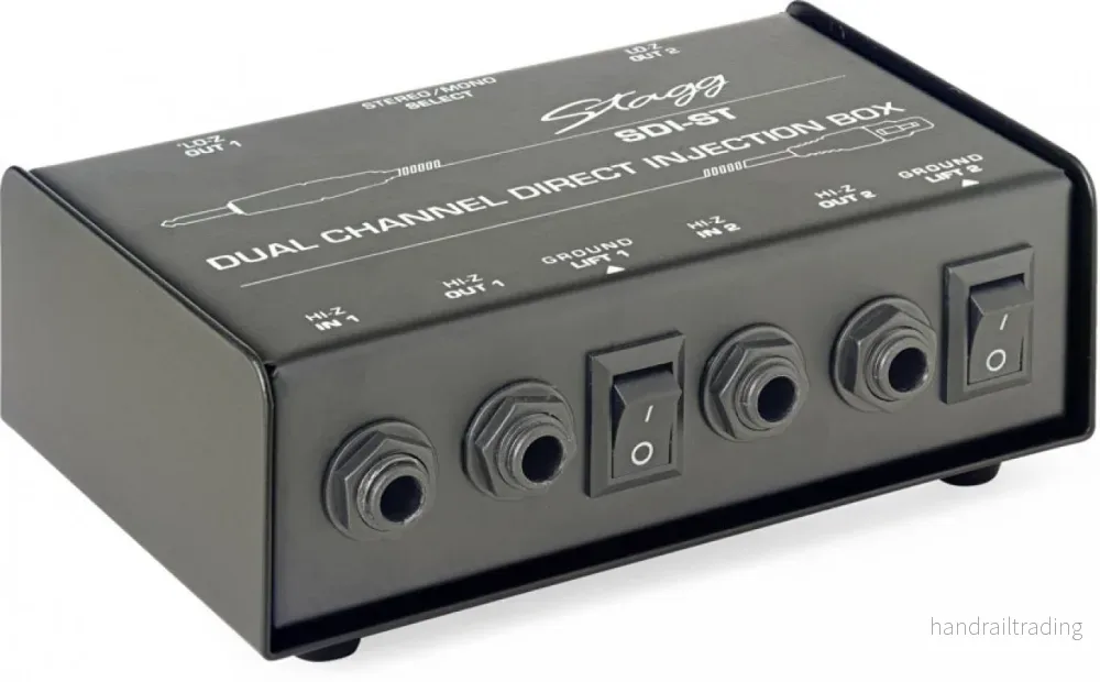 SDI-ST 2-CHAN D.I BOX+MONO/STEREO SW