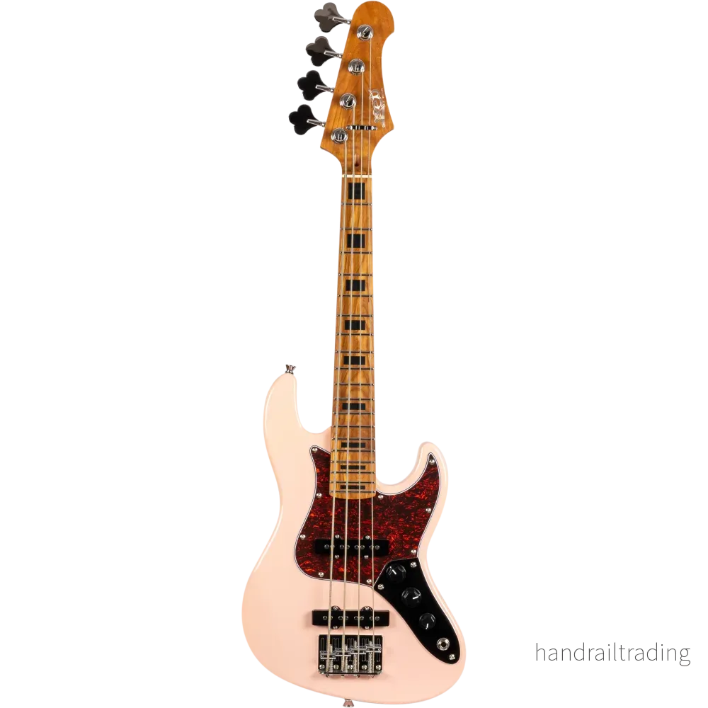 Jet Guitars JB-300 Travel Bass Shell Pink ”Minibas” Jet Guitars JB-300 Travel Bass Shell Pink ”Minibas”