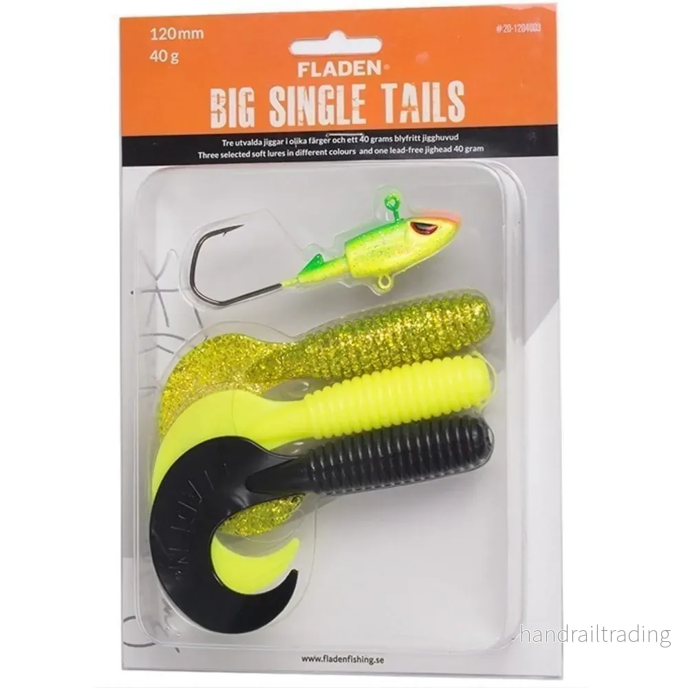 Jiggsortering Big Single Tail 120mm 40g - Bild 3