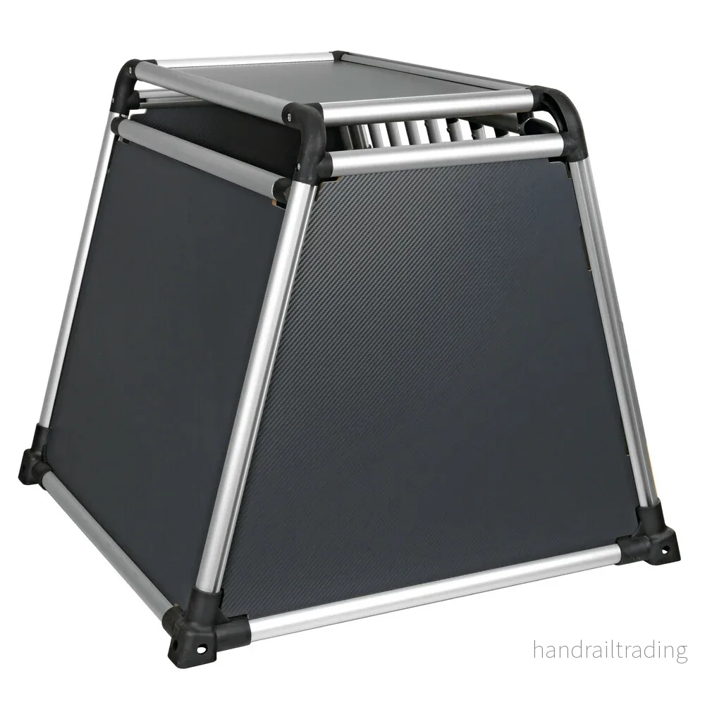 Premium hundbur i aluminium för personbil – Typ 5 – 75 × 75 × H 66 cm - Bild 3